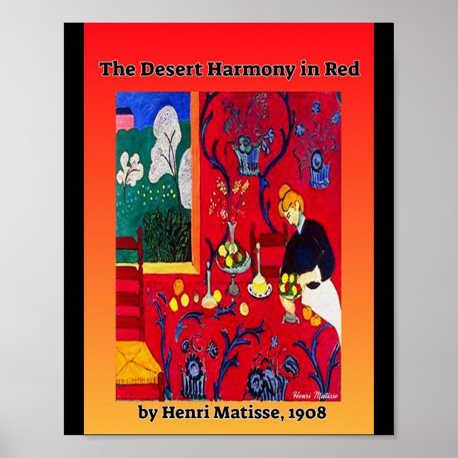 Matisse 1908 poster (Front)