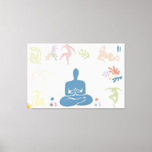 Matisse Art Meditation Elements  Canvas Print