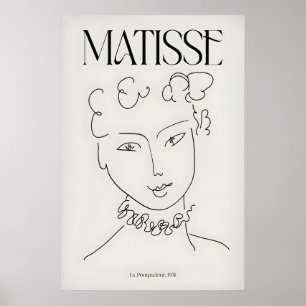 Matisse Art Print La Pompadour951 Minimalist Line