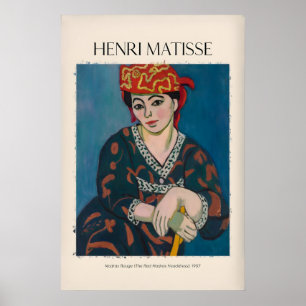Matisse Art Print - Madras Rouge Red Headdress907