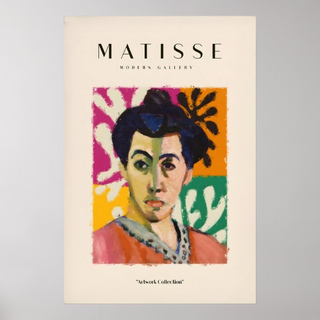 Matisse Art Prints - Abstract Portrait Poster (Front)