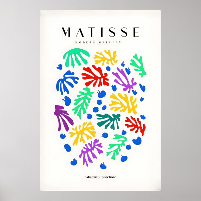 Matisse Art Prints - Colourful Scattered Abstract (Front)