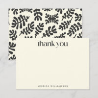 Matisse Botanical Black White Custom Bridal Shower