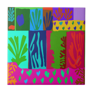 Matisse Inspired Collage Tile II