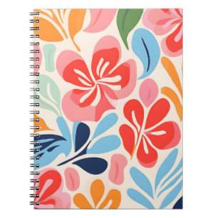 Matisse inspired floral notebook