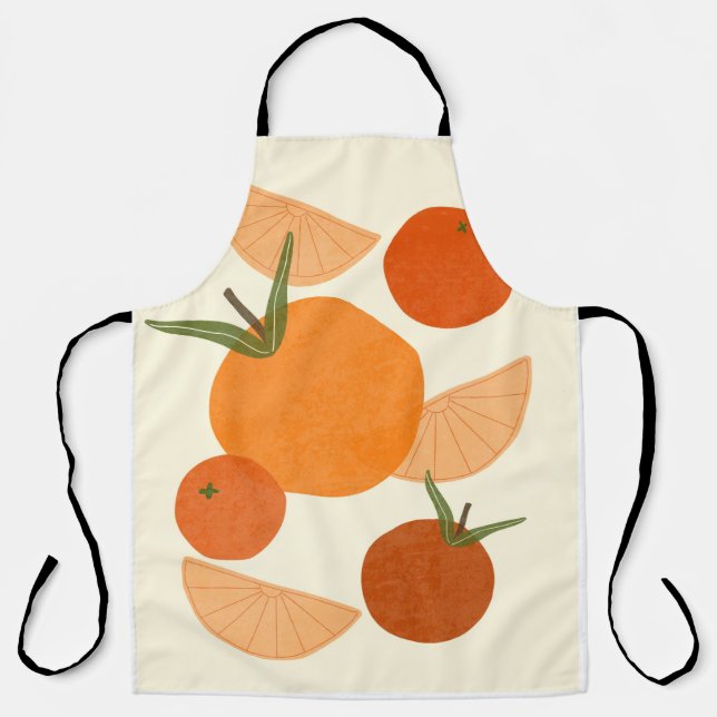 Matisse Inspired: Modern Abstract Shapes Apron (Front)