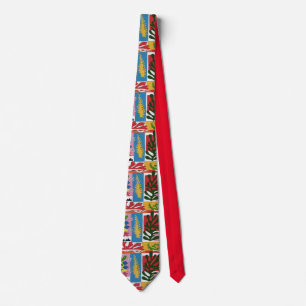 Matisse Style, Leaves Design Tie