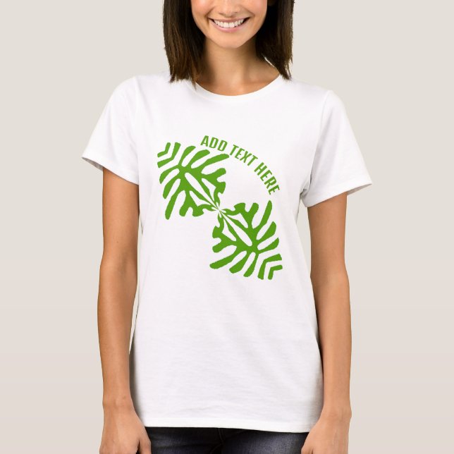 Matisse Style Leaves T-Shirt (Front)