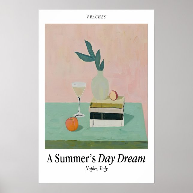 Matisse Style Still Life Print Summer's Day Dream (Front)
