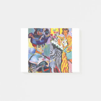 Matisse women in different styles post-it notes