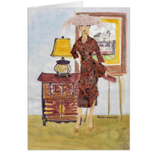 MatisseFashion Oriental Fabric Watercolor