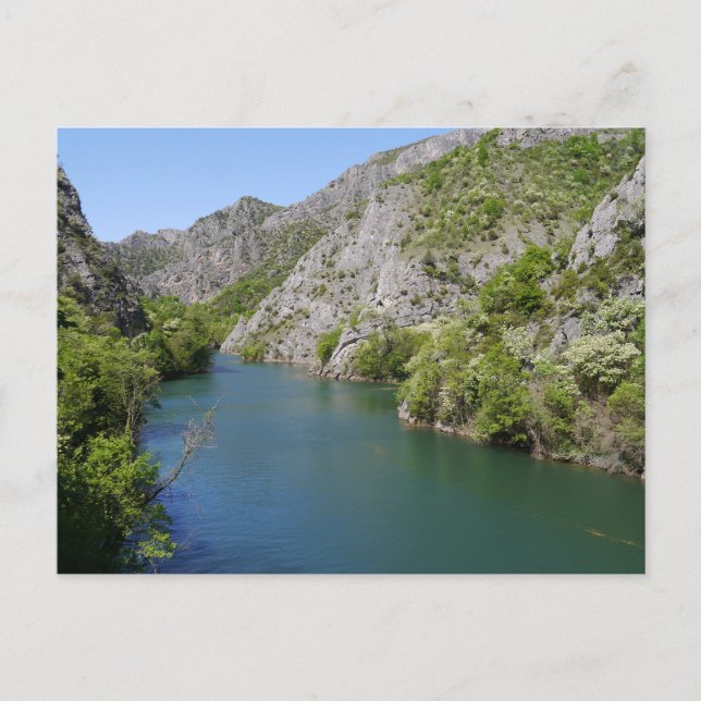 Matka Canyon, North Macedonia Postcard (Front)