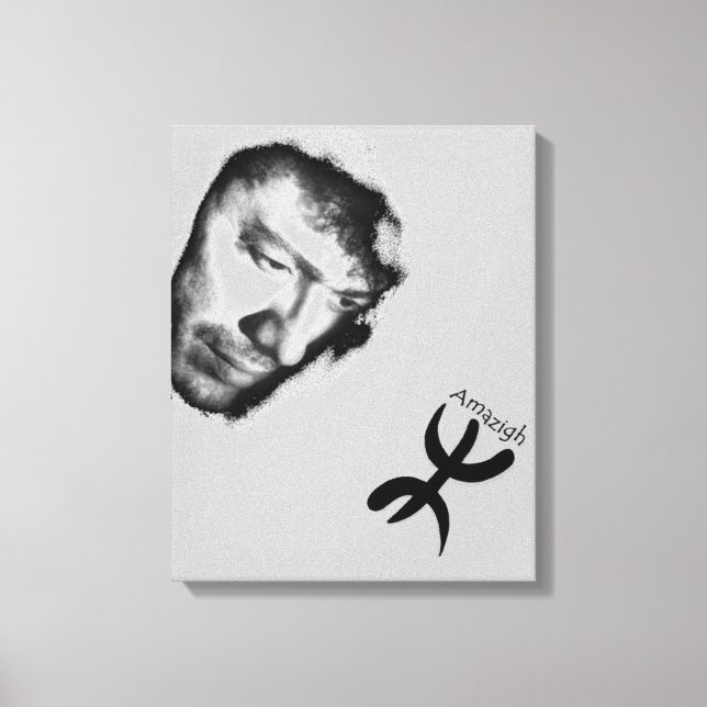 Matoub Lounès Canvas Print (Front)