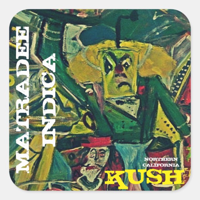 MATRADEE INDICA SQUARE STICKER (Front)