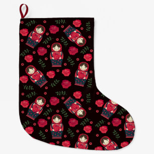 Matreshka Large Christmas Stocking