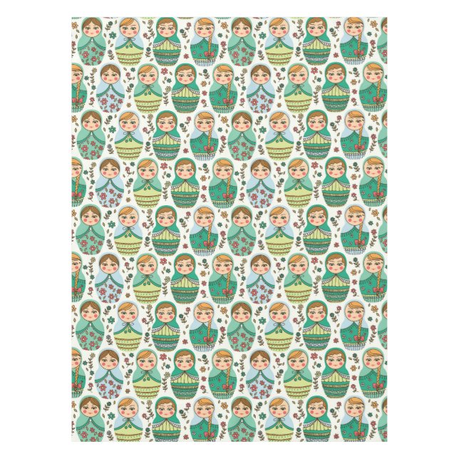 Matreshka Pattern Tablecloth (Front)