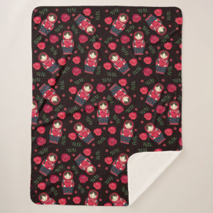 Matreshka Sherpa Blanket
