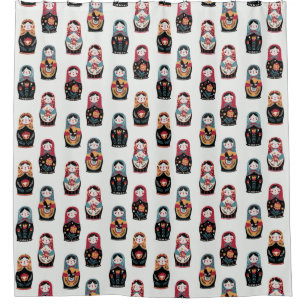 Matreshka Shower Curtain