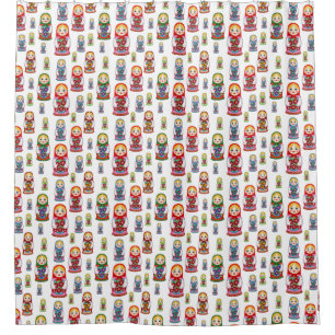 Matreshka Shower Curtain