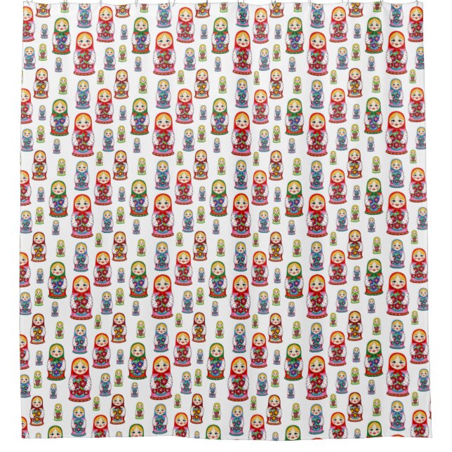 Matreshka Shower Curtain (Front)