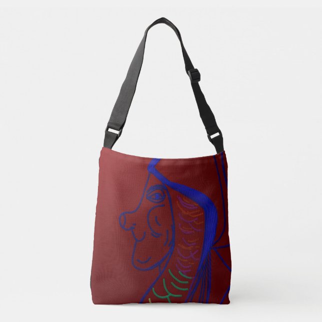 Matriarchal Queen of the Gnomes  Crossbody Bag (Front)