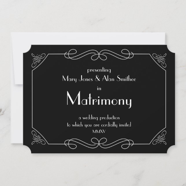 Matrimony Invitation (Front)