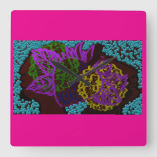 Matrimony  square wall clock