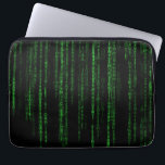 Matrix code laptop sleeve<br><div class="desc">Rain code laptop sleeve</div>