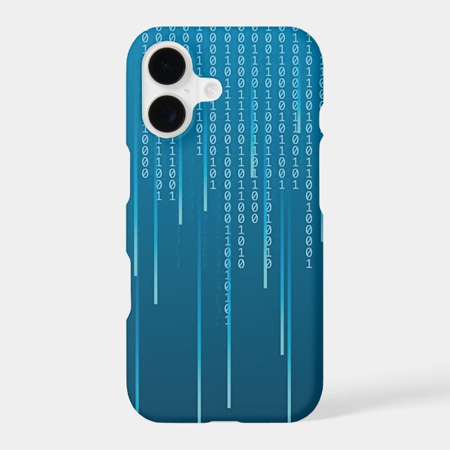 Matrix pattern in Blue (Back)
