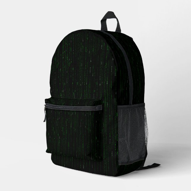 Matrix Style Backpack Print Cut Sew Bag (Back Corner Right)