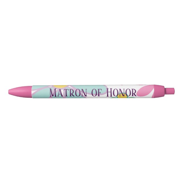 Matron of Honour Appreciation Black Ink Pen (Front)