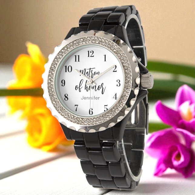 Matron of Honour Black White Wedding  Watch (Creator Uploaded)