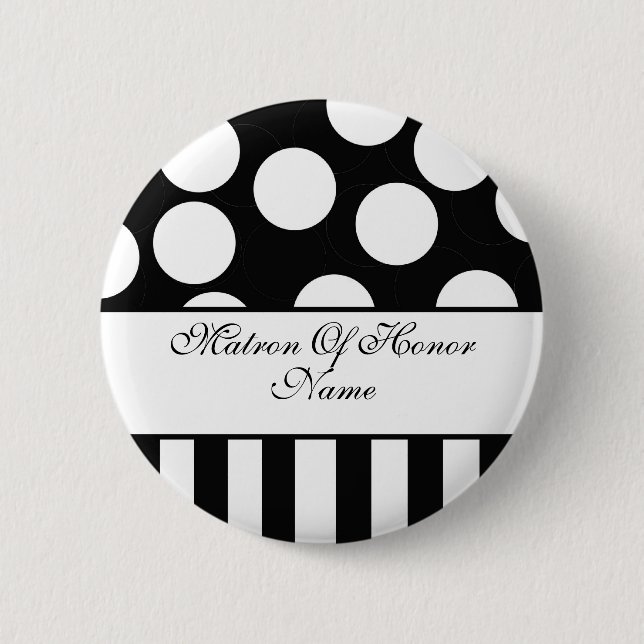 Matron Of Honour Button (Front)