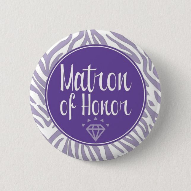 Matron of Honour Button (Front)