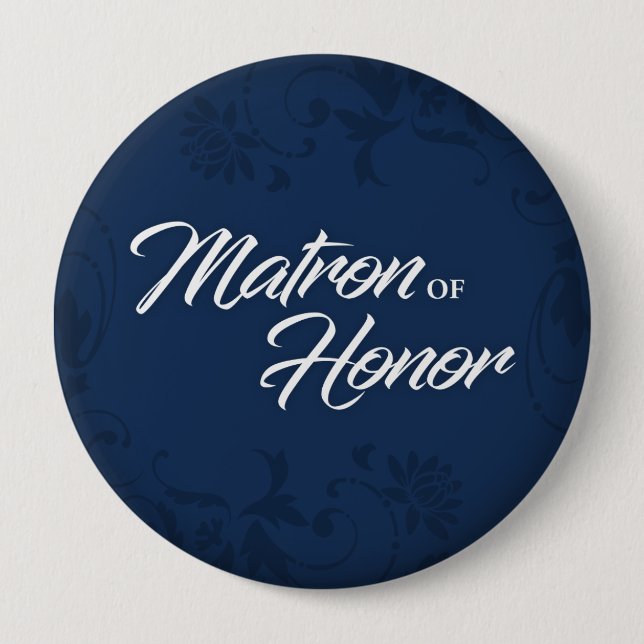 Matron of Honour Button for Tote (Front)