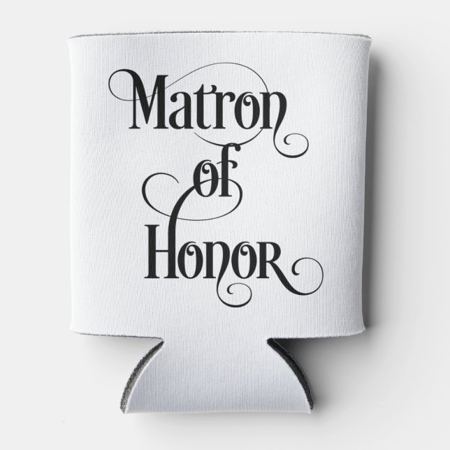 Matron of Honour Can Cooler (Front)