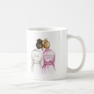 Matron of Honour? Dk Br Bun Bride Dk Bl Bun Br Mai Coffee Mug