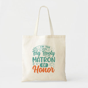 matron of honour gift wedding bridal party tote bag