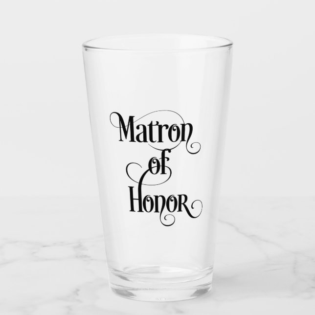 Matron of Honour Glass (Front)