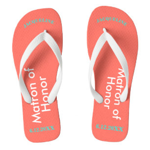 Matron of Honour NAME Coral Jandals