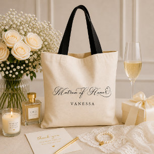 Matron of Honour Personalised Wedding Tote Bag