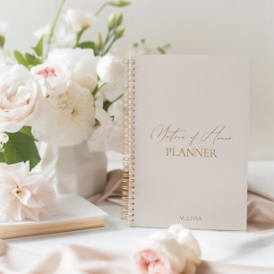 "Matron of Honour Planner" Modern Elegant Wedding Planner