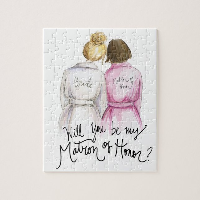 Matron of Honour? Puzzle Bl Bun Bride Br Bob Matro (Vertical)