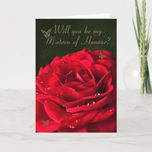 Matron of Honour request/invitation Invitation