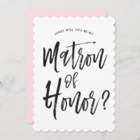 Matron of Honour | Script Style Custom Wedding