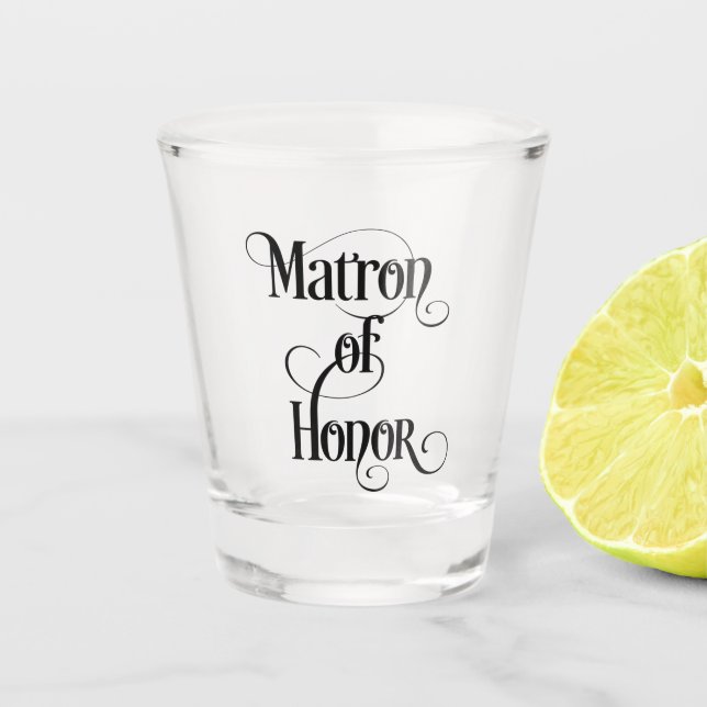 Matron of Honour Shot Glass (Front)