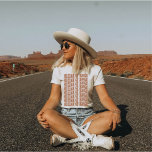 Matron of Honour Terracotta Matching Bridal Party T-Shirt<br><div class="desc">Looking for the perfect terracotta burnt orange bachelorette party shirt for your Matron of Honour? Look no further than our beach retro personalised matching bridal party t-shirt! This shirt is perfect for any bride-to-be who wants to show her bridesmaids that she truly values their friendship. Plus, it’s a great way...</div>