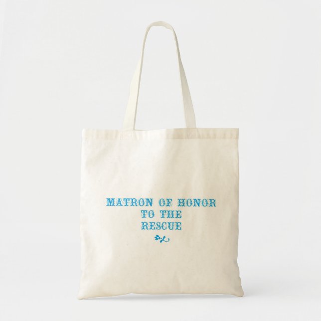 Matron of Honour Tote Aqua (Front)