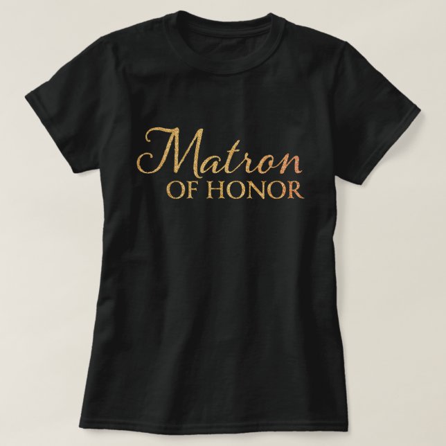 Matron of Honour - Wedding tshirts (Design Front)