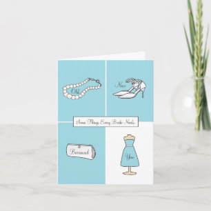 Matron of Honour Will You Be My Card - Blue